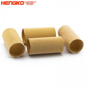 廠家定制生產(chǎn)銅粉末過濾芯燒結(jié)銅濾芯濾管孔隙均勻，銅燒結(jié)除塵防塵過濾銅管