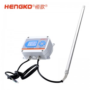 HG808-T 高溫型溫濕度變送器，溫度量程達200°C