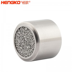 廠家定制0.2-90微米多孔金屬氣體傳感器防爆外殼，隔火焰耐腐蝕316L不銹鋼防爆片