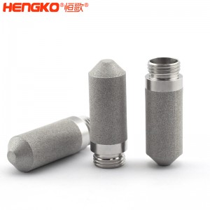 恒歌溫濕度傳感器錐形探頭保護罩_316L不銹鋼探頭外殼防水防塵農(nóng)業(yè)土壤用