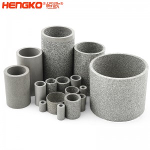 廠家直銷不銹鋼316L粉末微顆粒濾筒，耐高溫防塵不銹鋼金屬燒結(jié)濾筒濾芯