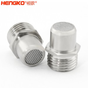 廠家定制有創(chuàng)呼吸機(jī)氣源入口醫(yī)療級(jí)316L不銹鋼過濾器濾芯防塵透氣耐腐蝕，用于呼吸機(jī)