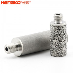 廠家來(lái)圖定制粉末燒結(jié)316L不銹鋼過(guò)濾器濾芯防塵耐腐蝕，用于化工制藥