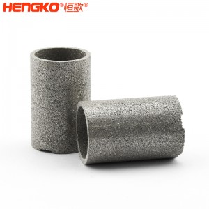 廠家直銷孔徑0.2-90um多孔不銹鋼濾筒工業(yè)除塵濾芯過濾精準(zhǔn)耐腐蝕，用于凈化污水